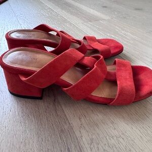 Ganni Suede Sandals
